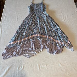 Johana Womens Size XS Floral Dress - Blue and Pink‎